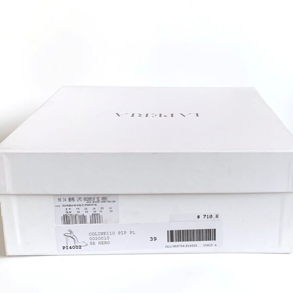 Giuseppe Zanotti x La Perla Women's Black Satin Heel Pumps Size: 39 - Picture 9 of 12